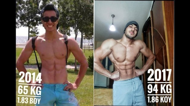 '3 YILLIK DEĞİŞİM / BEFORE -AFTER /  3 YEARS FİTNESS BODY TRANSFORMATİON'