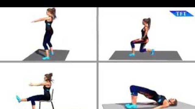 '☇BUTT AND LEGS EXERCISES☇  By TFT - Team Fitness Training'