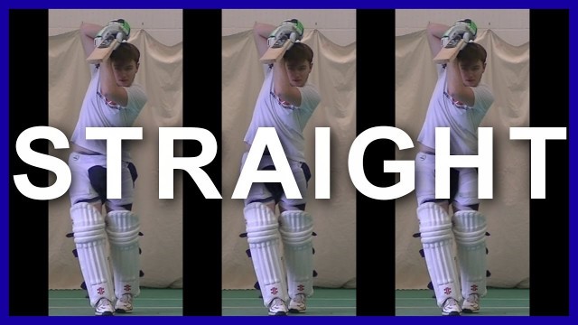 'Cricket Training Batting Tips & Drilling How to Play Straight Balls in Cricket'