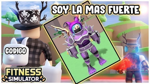 '*CODIGO* FITNESS SIMULATOR ROBLOX SIMULADOR DE FUERZA LA MAS FUERTE DE ROBLOX'