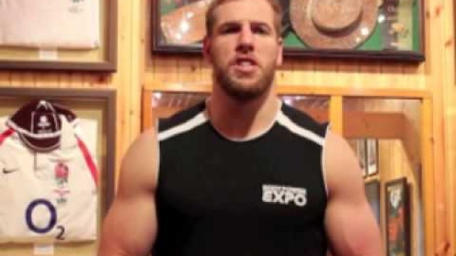 'James Haskell at BodyPower Expo'