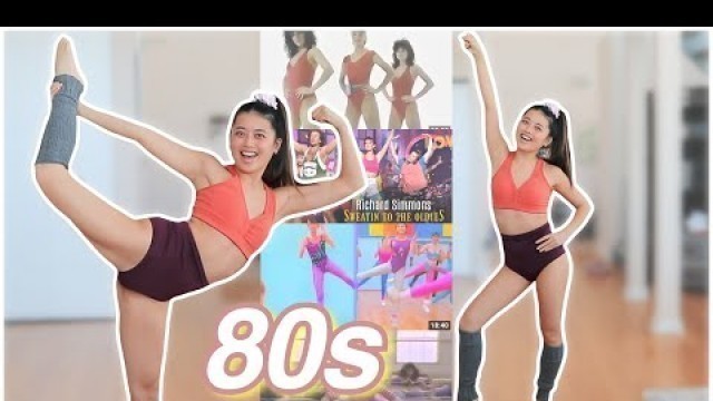 'I Tried Workouts From The 80s For One Week | Jane Fonda, Richard Simmons & More!'