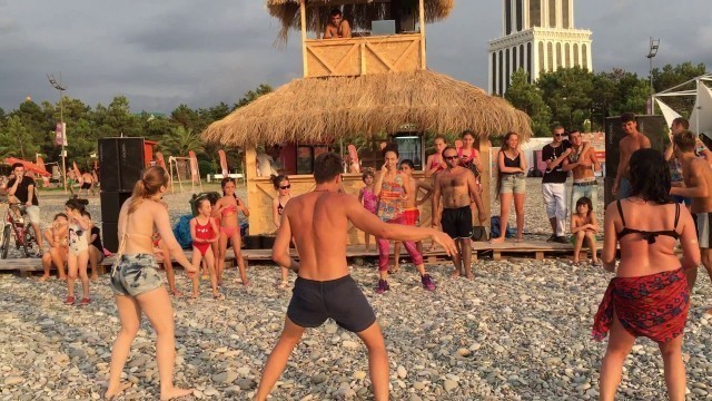 'ZUMBA fitness Beach Party with Keti Zazanashvili_Batumi 2016'