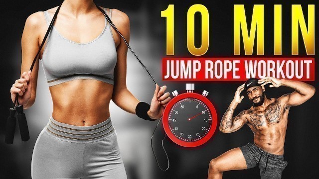 '10 Min Jump Rope Weight Loss Workout!'