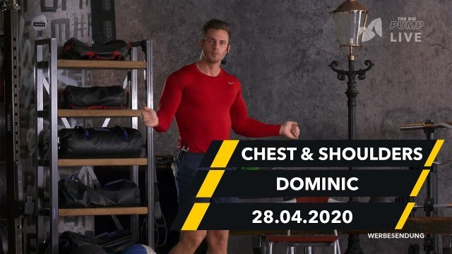 'Brust & Schulter Workout - Dominic | 28.04.| McFIT | The Big Pump'