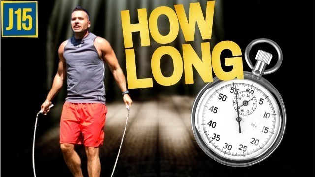 'How Long Should You Jump Rope To Lose Weight?'