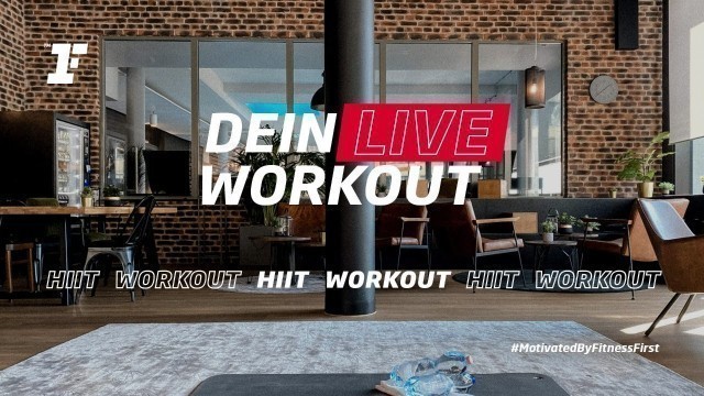 'Fitness First Live Workout - HIIT-Workout mit Filiz'