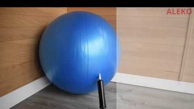 'ALEKO Fitness Balance Yoga Ball with Pump'