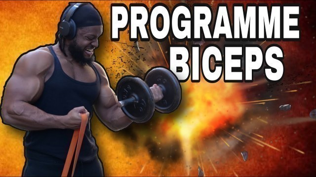 'PROGRAMME BICEPS AVEC ÉLASTIQUE'