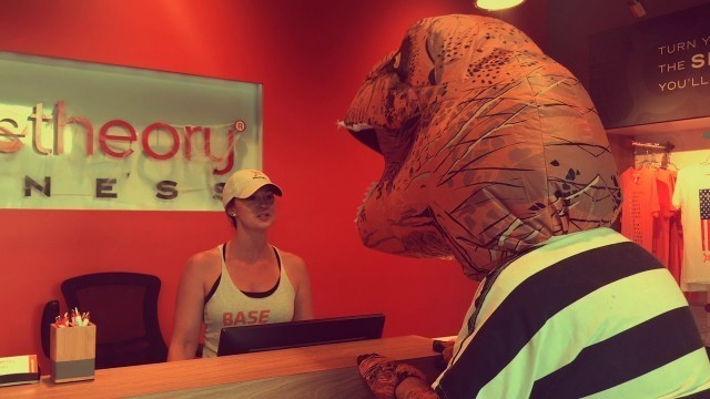 'Jail Break 5K: #PaulTheTRex goes to Orange Theory Fitness'