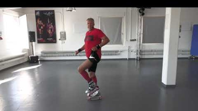 'Correct posture on the Kangoo Jumps Boots'