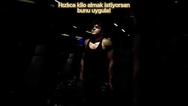 'Hızlıca kilo almak istiyorsan bunu uygula! #fitness #gym'