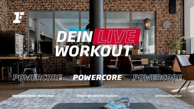 'Fitness First Live Workout - Power Core mit Philipp'