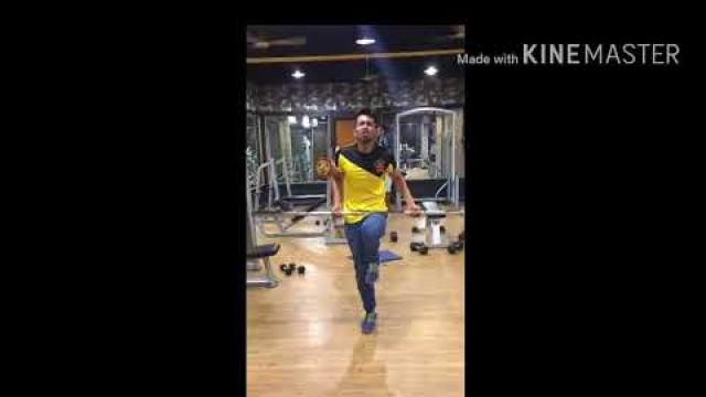 'Guru mann bicep curl challenge (370) reps with Olympic rod from hyderabad'