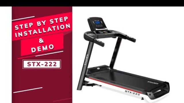 'Stunner Fitness STX-222 Motorised Treadmill - Installation and User Guide - Treadmill For Home Use'