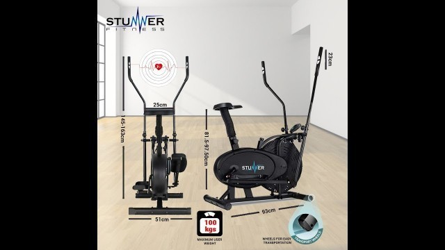 'Stunner Fitness SBX-350 Orbitrek Bike - Demo - Orbitrek Bike For Home Use'