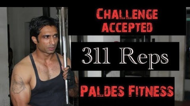 'GURU MANN CHALLENGE ACCEPTED | 311 REPS OF BICEP Curl | PRAMOD PALDE'