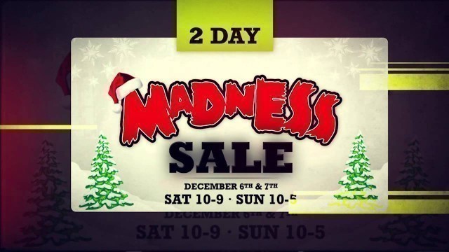 'The Fitness Store December Madness Sale'