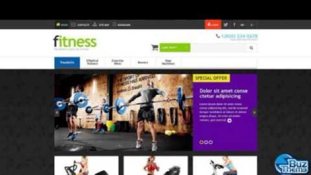 'Tutorial Responsive Fitness Store PrestaShop Theme by Buztheme.com'