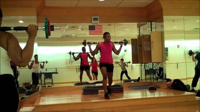 'Body Pump Warm Up with Tracey Brooks of Fitness in Motion Richmond, Va.'