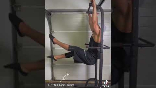 'ABS Workout BodyWight / pull up Bar ! #shorts #abs #foryoupage #homeworkout #fitness #tiktokvideo'