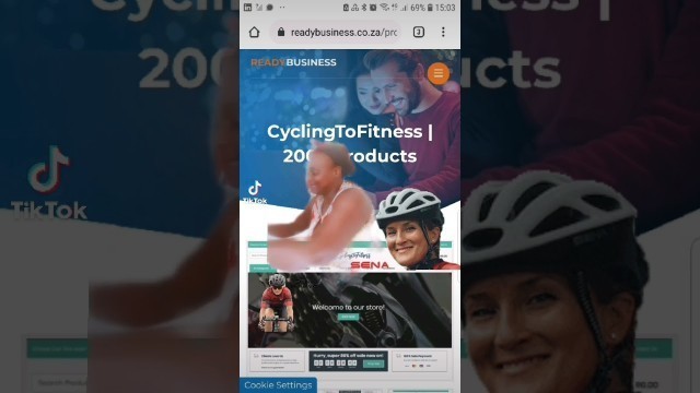 'Cycling to Fitness online store'