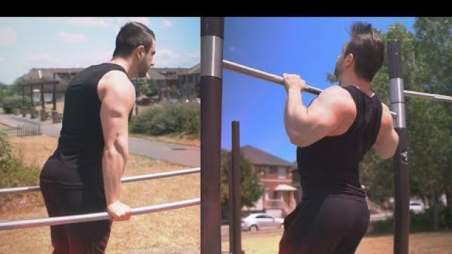 'Very Fast Dip-Pullup Ladder Workout'