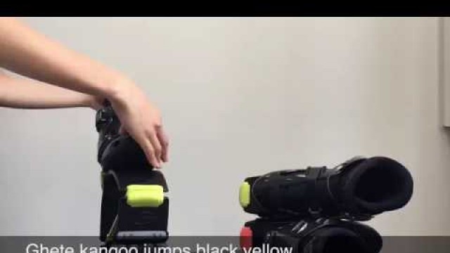 'Ghete Kangoo Jumps Black Yellow'