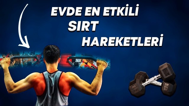 'Evde Dambıl İle Sırt Antrenmanı | En Etkili Sırt Büyütme Hareketleri | Ev Serisi Bölüm 4'