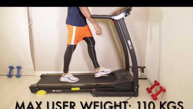 'Home Use DC Motor Treadmill 3.0HP - user weight: 110KGs | Marshal Fitness-123-1'