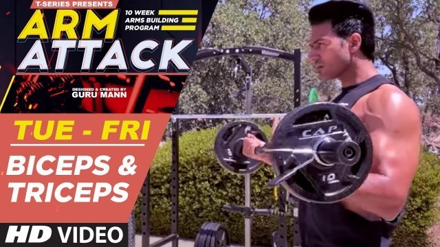 'Arm Attack | Biceps & Triceps | 10 Weeks Arm Building Program by Guru Mann'