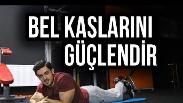 'Bel hareketleri fitness / Bel kaslarını güçlendirme'